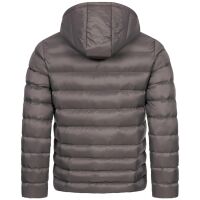 Alessandro Salvarini Herren Herren Steppjacke O-283 - Dunkelgrau-Gr.XXL