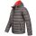 Alessandro Salvarini Herren Herren Steppjacke O-283 - Dunkelgrau-Gr.XXL