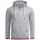 Alessandro Salvarini Herren Hoodie O-310 Hellgrau Größe XXXL - Gr. 3XL