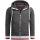 Alessandro Salvarini Herren Hoodie O-310 Dunkelgrau Größe XXL - Gr. XXL
