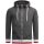Alessandro Salvarini Herren Hoodie O-310 Dunkelgrau Größe XXL - Gr. XXL