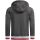 Alessandro Salvarini Herren Hoodie O-310 Dunkelgrau Größe XXL - Gr. XXL
