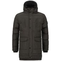 Alessandro Salvarini Herren Winterjacke O285 Dunkelgrau Größe L - Gr. L