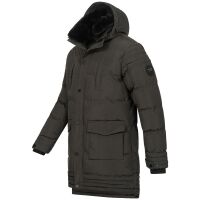 Alessandro Salvarini Herren Winterjacke O285 Dunkelgrau Größe L - Gr. L