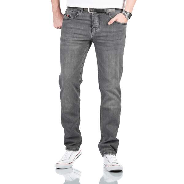 Alessandro Salvarini Designer Herren Jeans Hose Basic Jeanshose O351