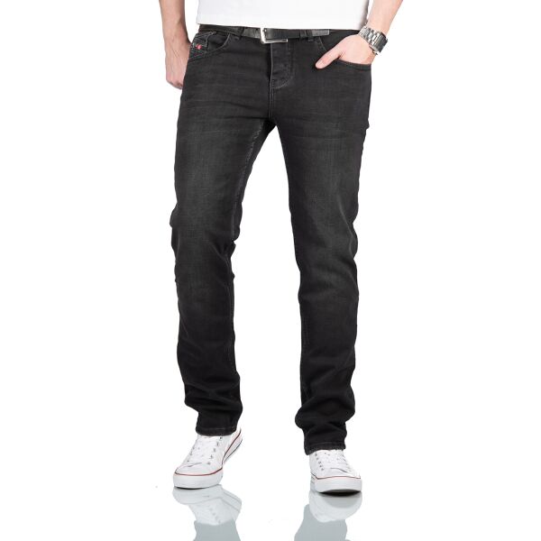Alessandro Salvarini Designer Herren Jeans Hose Basic Jeanshose O353 W31 L30 in