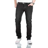Alessandro Salvarini Designer Herren Jeans Hose Basic Jeanshose O353 W31 L32 in