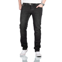 Alessandro Salvarini Designer Herren Jeans Hose Basic Jeanshose O353 W32 L30 in