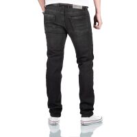Alessandro Salvarini Designer Herren Jeans Hose Basic Jeanshose O353 W34 L34 in