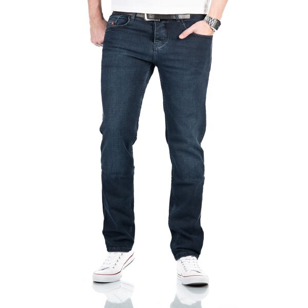 Alessandro Salvarini Designer Herren Jeans Hose Basic Jeanshose O352 W31 L32 in