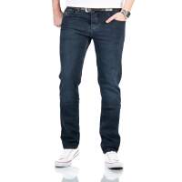 Alessandro Salvarini Designer Herren Jeans Hose Basic Jeanshose O352 W33 L30 in