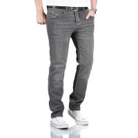 Alessandro Salvarini Designer Herren Jeans Hose Basic Jeanshose O351 W31 L32 in
