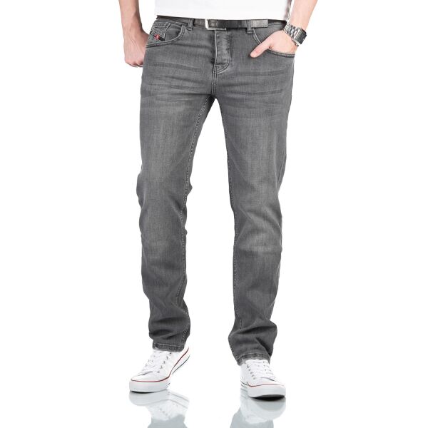 Alessandro Salvarini Designer Herren Jeans Hose Basic Jeanshose O351 W32 L32 in