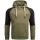 Alessandro Salvarini Herren Hoodie O311 - Olive Größe S - Gr. S