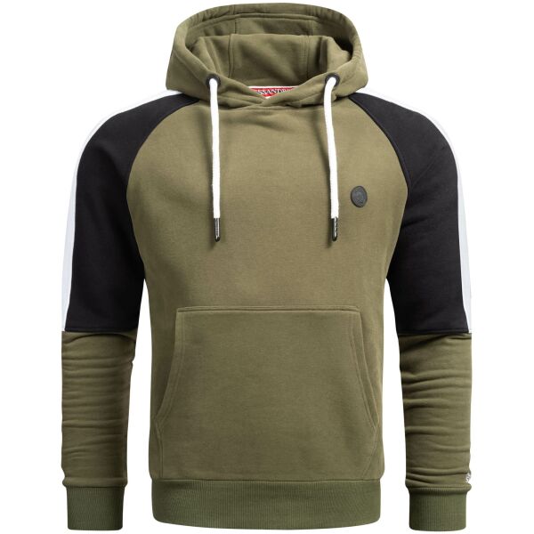 Alessandro Salvarini Herren Hoodie O311 - Olive Größe L - Gr. L