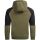 Alessandro Salvarini Herren Hoodie O311 - Olive Größe L - Gr. L