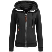 Alessandro Salvarini Herren Sweatjacke O-299 - Schwarz