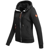 Alessandro Salvarini Herren Sweatjacke O-299 - Schwarz
