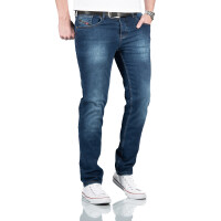 Alessandro Salvarini Herren Jeans O360 Blau W29 L30 in