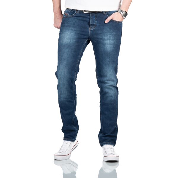 Alessandro Salvarini Herren Jeans O360 Blau W34 L30 in