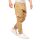 Alessandro Salvarini Herren Cargohose Strech O-274 - Beige-W34-L30