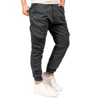 Alessandro Salvarini Herren Cargohose Strech O-274 - Anthrazit-W34-L34
