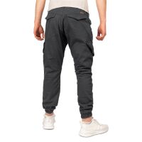 Alessandro Salvarini Herren Cargohose Strech O-274 - Anthrazit-W34-L34