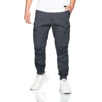 Alessandro Salvarini Herren Cargo Hose O-272 - Dunkelgrau-W32-L32