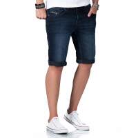 Alessandro Salvarini Herren Jeans Shorts O-382 -...