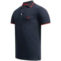A. Salvarini Herren Polo Shirt Polohemd Navy-Gr.S
