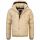 Alessandro Salvarini Herren Winterjacke mit Fellkragen O-281-Beige-Gr.XL