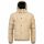 Alessandro Salvarini Herren Winterjacke mit Fellkragen O-281-Beige-Gr.XL