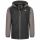 Alessandro Salvarini Herren Regenjacke O322 Schwarz - Dunkelgrau Größe L - Gr. L