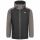 Alessandro Salvarini Herren Regenjacke O322 Schwarz - Dunkelgrau Größe XXL - Gr. 2XL