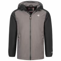 Alessandro Salvarini Herren Regenjacke O322 Dunkelgrau -...