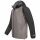 Alessandro Salvarini Herren Regenjacke O322 Dunkelgrau - Schwarz Größe XL - Gr. XL