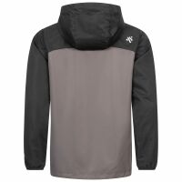 Alessandro Salvarini Herren Regenjacke O322 Dunkelgrau - Schwarz Größe XXXL - Gr. 3XL