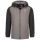 Alessandro Salvarini Herren Regenjacke O322 Dunkelgrau - Schwarz Größe XXXL - Gr. 3XL