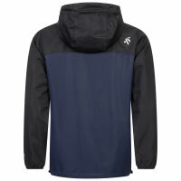 Alessandro Salvarini Herren Regenjacke O322 Navy - Schwarz Größe S - Gr. S