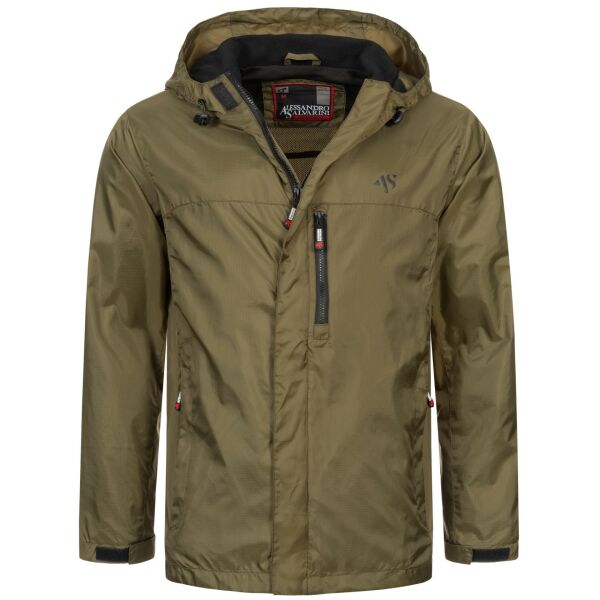 Alessandro Salvarini Herren Regenjacke O323 Olive Größe M - Gr. M