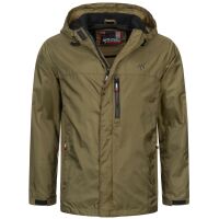 Alessandro Salvarini Herren Regenjacke O323 Olive...