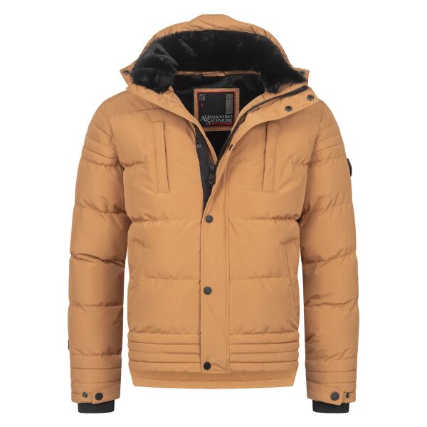 Alessandro Salvarini Herren Winterjacke O281 Macchiato Größe M - Gr. M