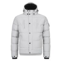 Alessandro Salvarini Herren Winterjacke O281 Grau Größe L - Gr. L