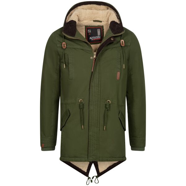 A. Salvarini Herren Winterparka O280 Olive S