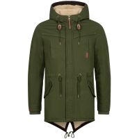 A. Salvarini Herren Winterparka O280 Olive S