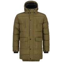 Alessandro Salvarini Herren Winterjacke O285 Dark Olive Größe S - Gr. S