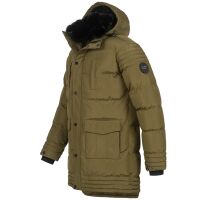 Alessandro Salvarini Herren Winterjacke O285 Dark Olive Größe S - Gr. S