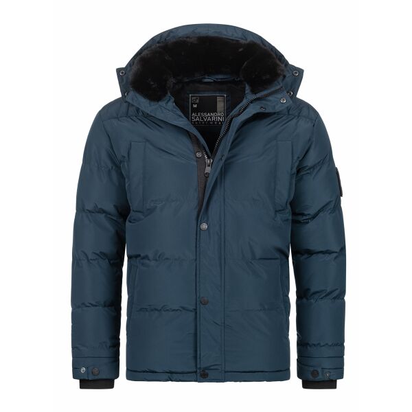 A. Salvarini Herren Winterjacke O326 Navy Größe XXXL - Gr. 3XL