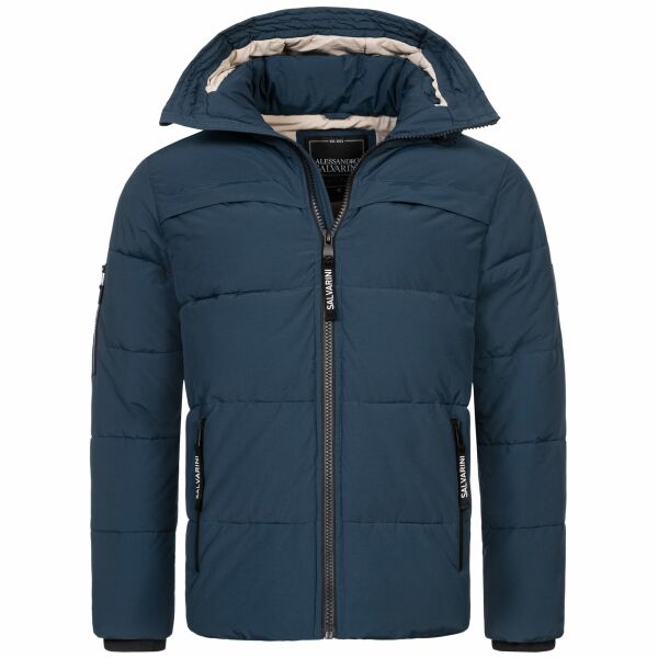 A. Salvarini Herren Winterjacke O334 Navy Größe XXL - Gr. 2XL