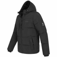 Alessandro Salvarini Herren Winter Steppjacke O-422 Schwarz Größe L - Gr. L